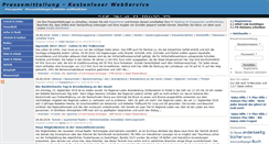 Desktop Screenshot of pressemitteilung.ws